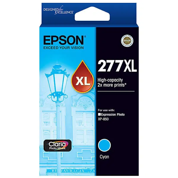 Epson 277XL Cyan Ink Cartridge C13T278292