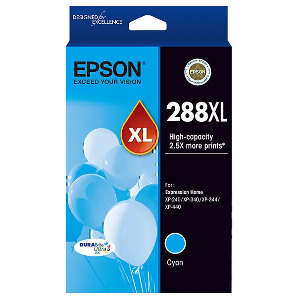 Epson 288XL Cyan Ink Cartridge C13T306292