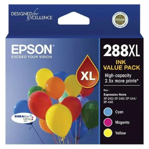 Epson 288XL CMY Colour Pack C13T306592