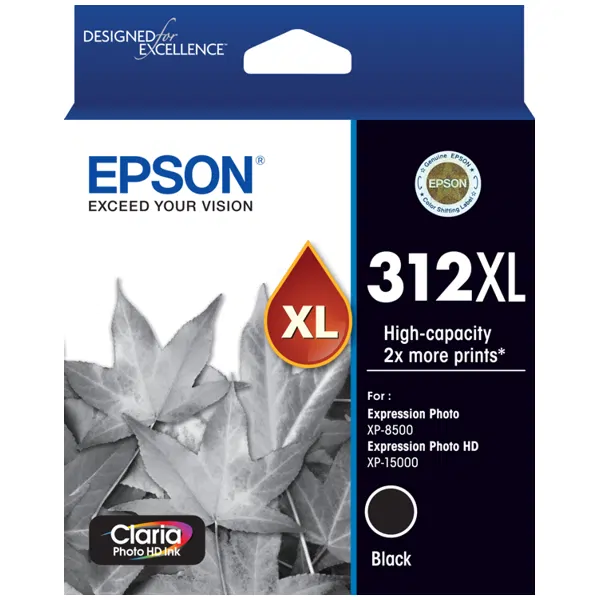 Epson 312XL Black Ink Cartridge C13T183192