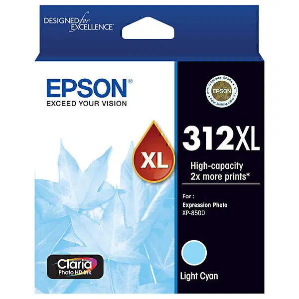 Epson 312XL Light Cyan Ink Cartridge C13T183592