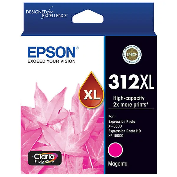 Epson 312XL Magenta Ink Cartridge C13T183392