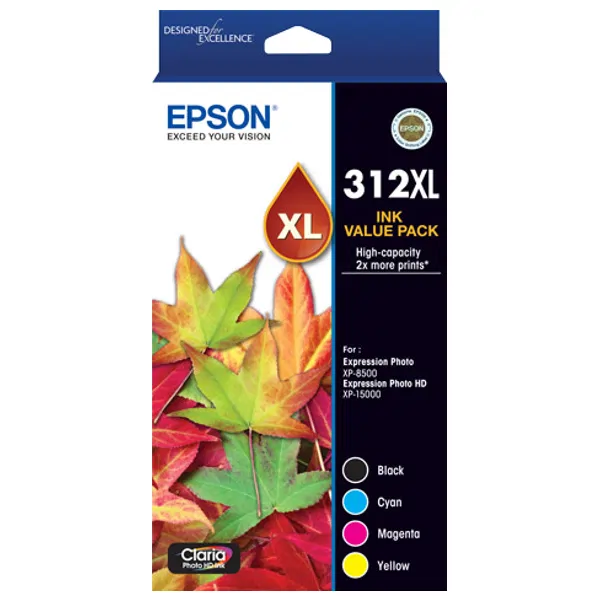 Epson 312XL CMYK Colour Pack C13T183A92