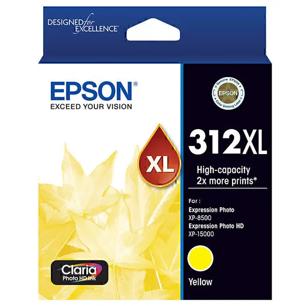 Epson 312XL Yellow Ink Cartridge C13T183492