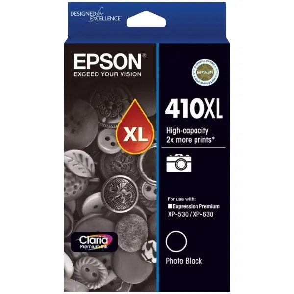 Epson 410XL Photo Black Ink Cartridge C13T340192