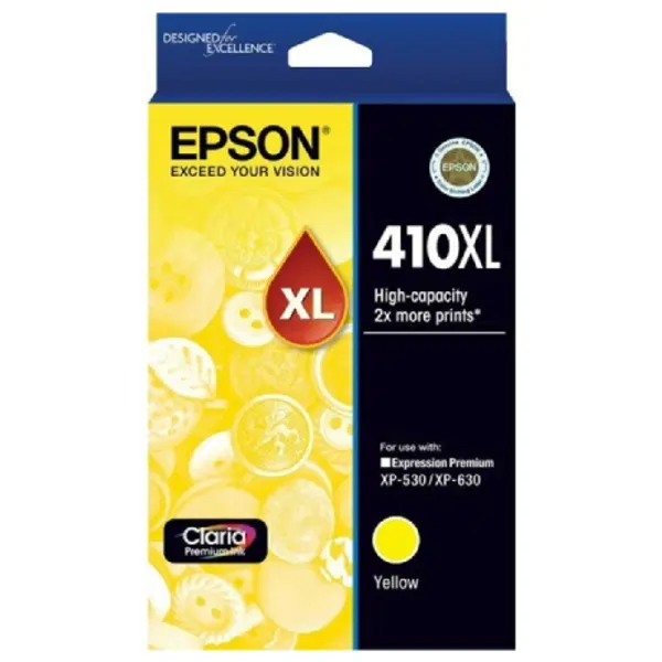 Epson 410XL Yellow Ink Cartridge C13T340492