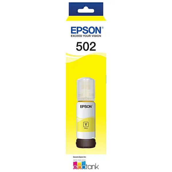 Epson T502 Yellow EcoTank Ink Bottle C13T03K492