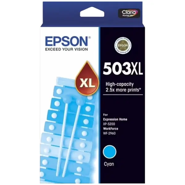 Epson 503XL Cyan Ink Cartridge C13T09R292