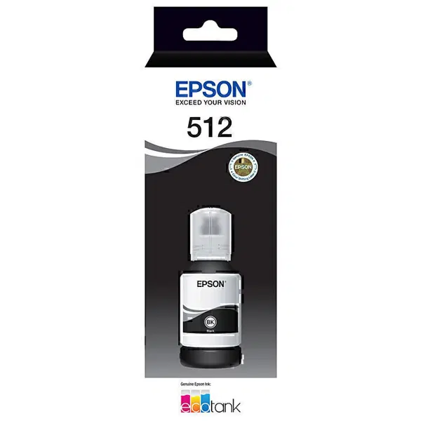 Epson T512 Black EcoTank Ink Bottle C13T00G192