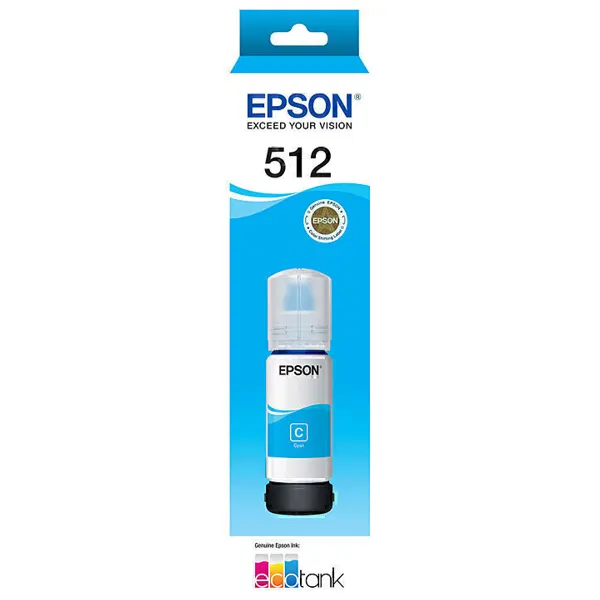 Epson T512 Cyan EcoTank Ink Bottle C13T00H292