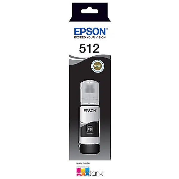 Epson T512 Photo Black EcoTank Ink Bottle C13T00H192