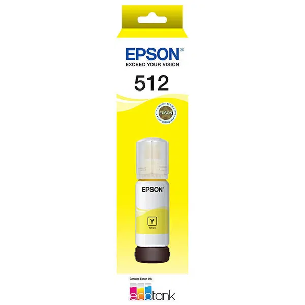 Epson T512 Yellow EcoTank Ink Bottle C13T00H492