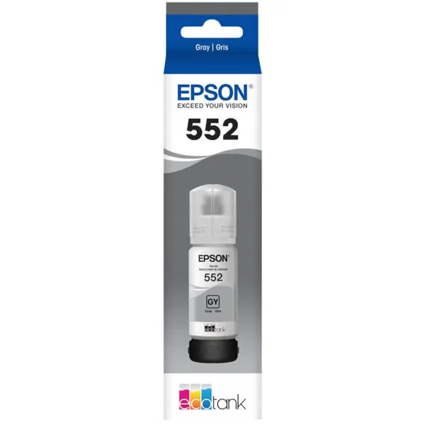 Epson T552 Grey EcoTank Ink Bottle C13T06W592