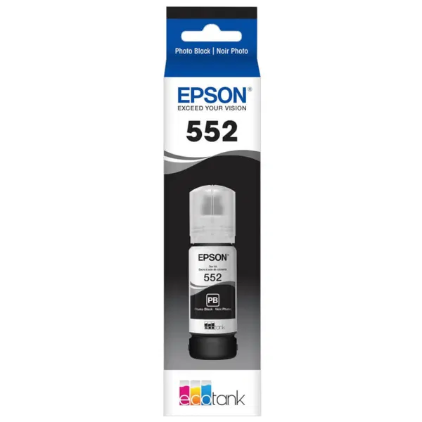 Epson T552 Photo Black EcoTank Ink Bottle C13T06W192