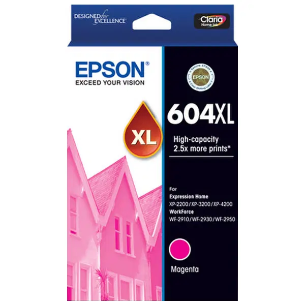 Epson 604XL Magenta Ink Cartridge C13T10H392