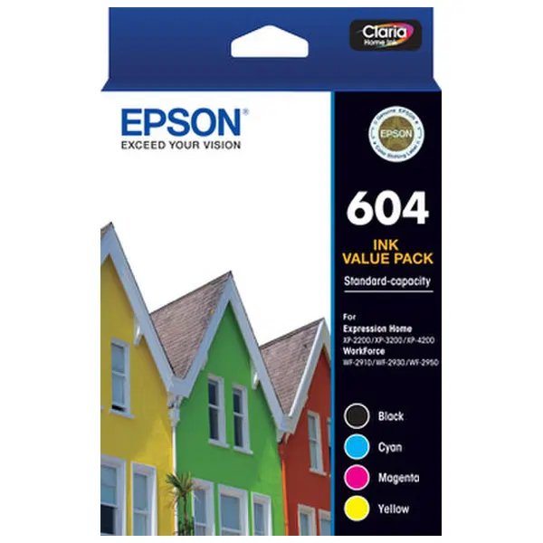 Epson 604 4 Ink Cartridge Value Pack C13T10G692