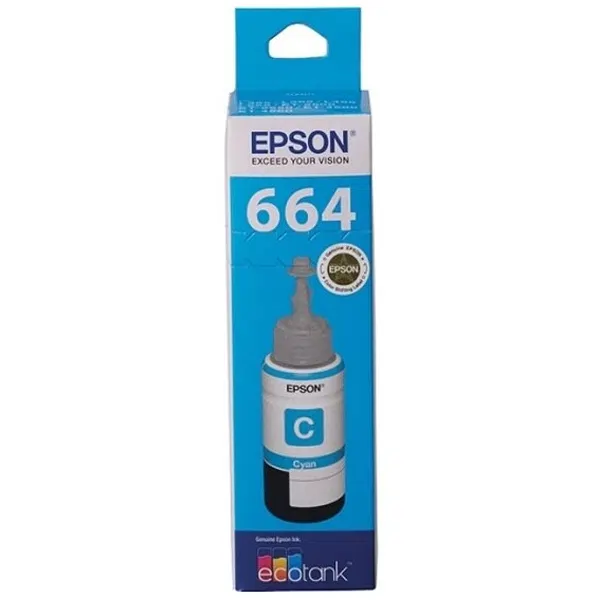 Epson T664 Cyan EcoTank Bottle C13T664292