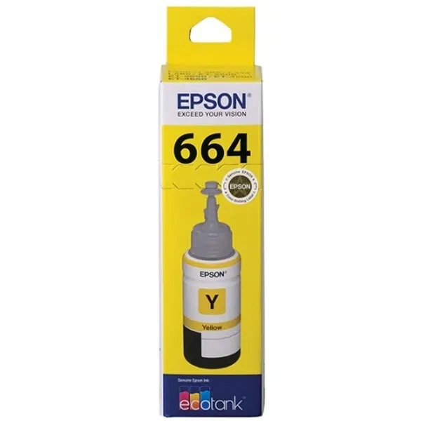 Epson T664 Yellow EcoTank Bottle C13T664492