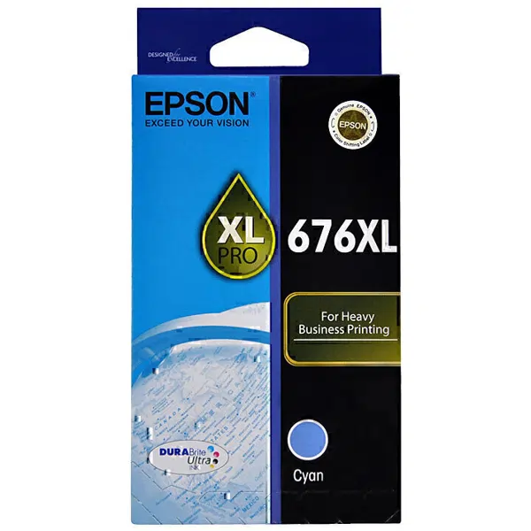 Epson 676XL Cyan Ink Cartridge C13T676292