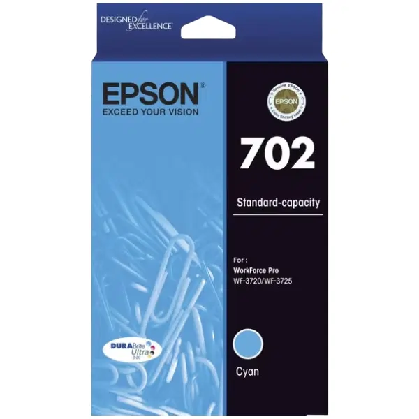 Epson 702 Cyan Ink Cartridge C13T344292