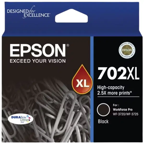 Epson 702XL Black Ink Cartridge C13T345192