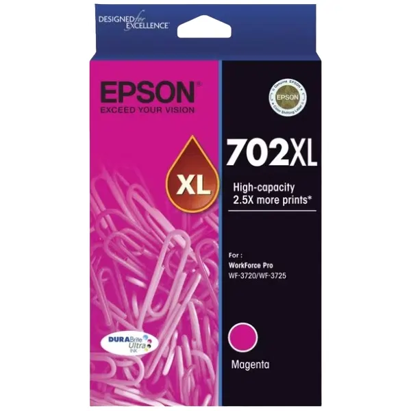 Epson 702XL Magenta Ink Cartridge C13T345392