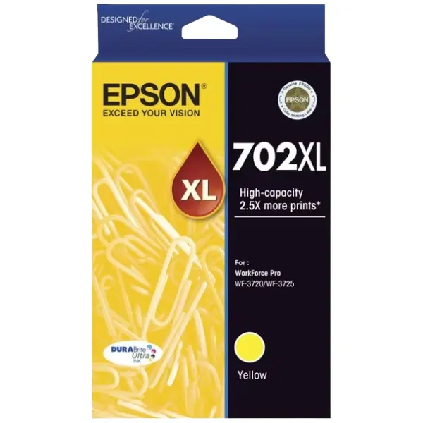 Epson 702XL Yellow Ink Cartridge C13T345492