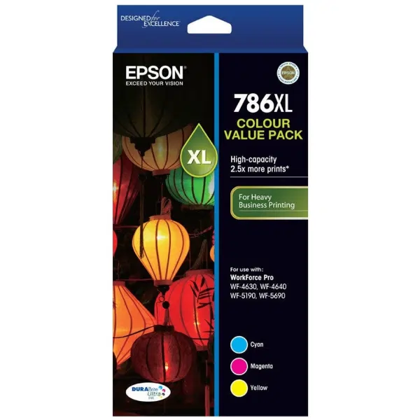 Epson 786XL 3 Colour Value Pack C13T787592