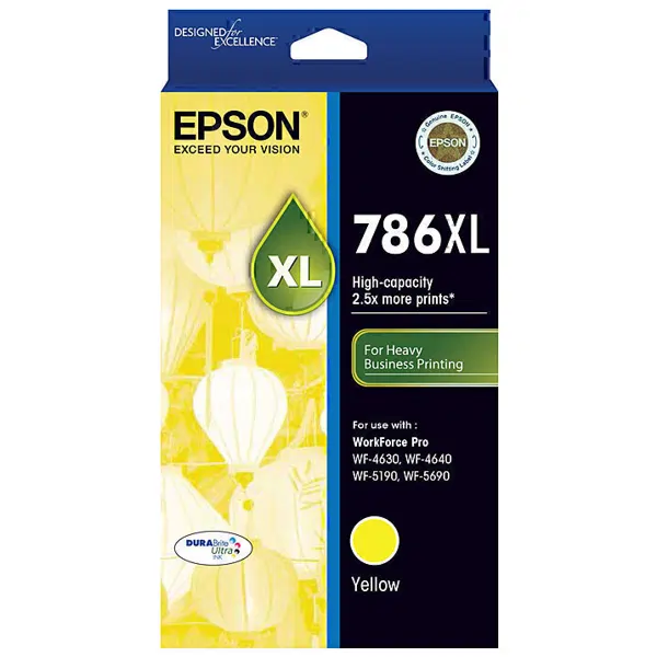 Epson 786XL Yellow Ink Cartridge C13T787492