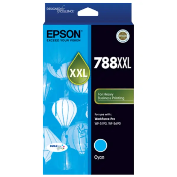 Epson 788XXL Cyan Ink Cartridge C13T788292