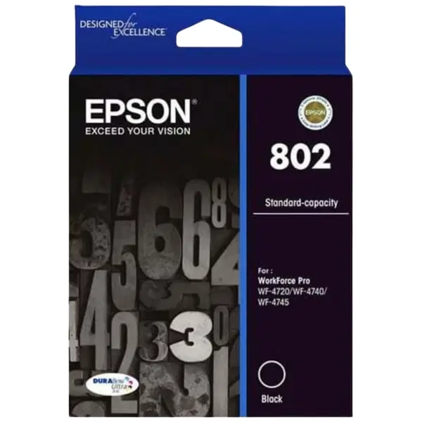 Epson 802 Black Ink Cartridge C13T355192