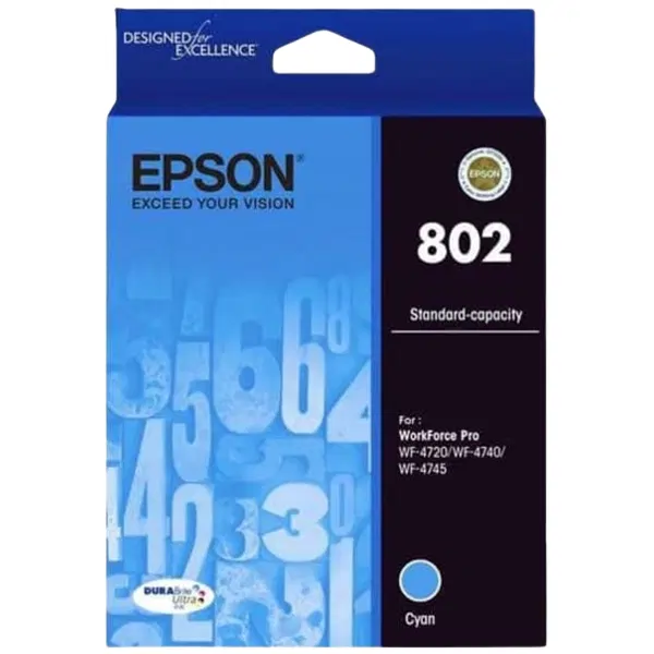 Epson 802 Cyan Ink Cartridge C13T355292