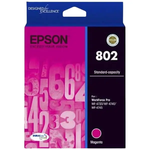 Epson 802 Magenta Ink Cartridge C13T355392