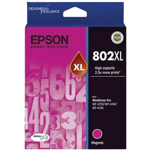 Epson 802XL Magenta Ink Cartridge C13T356392