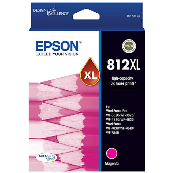 Epson 812XL Magenta Ink Cartridge C13T05E392