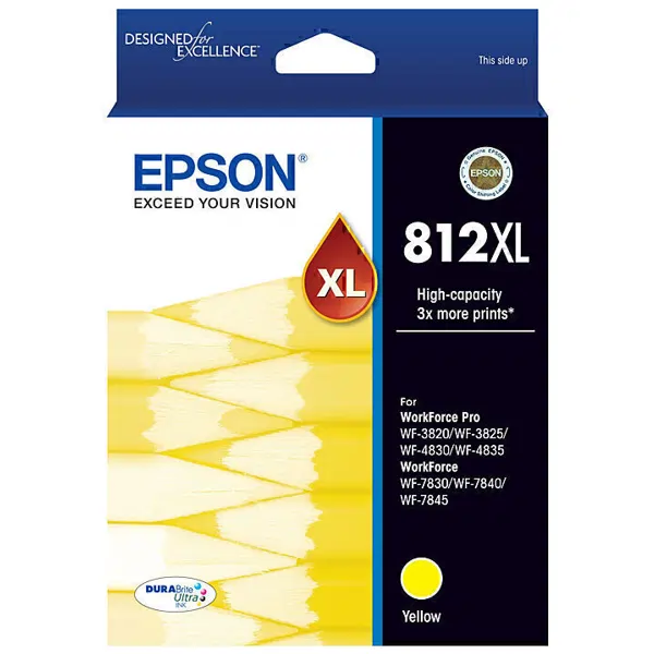 Epson 812XL Yellow Ink Cartridge C13T05E492