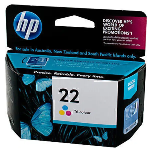 HP #22 Colour Ink Cartridge C9352AA