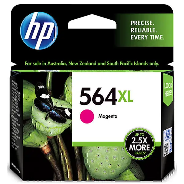 HP #564XL Magenta High Yield Ink Cartridge CB324WA