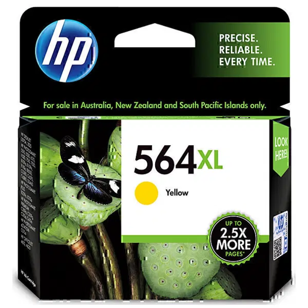 HP #564XL Yellow High Yield Ink Cartridge CB325WA