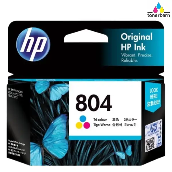 HP #804 Colour Ink Cartridge T6N09AA