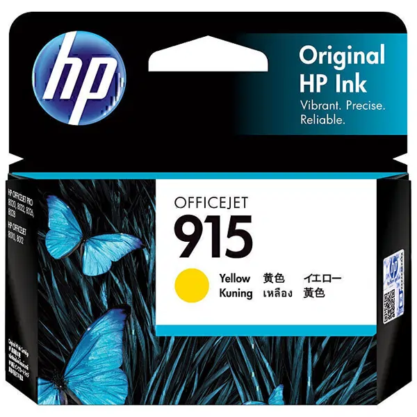 HP #915 Yellow Ink Cartridge 3YM17AA