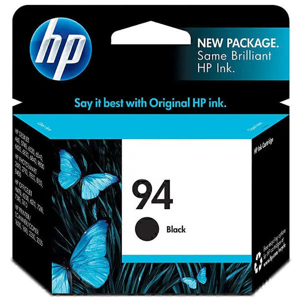 HP #94 Black Ink Cartridge C8765WA