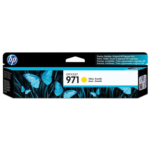 HP #971 Yellow Ink Cartridge CN624AA