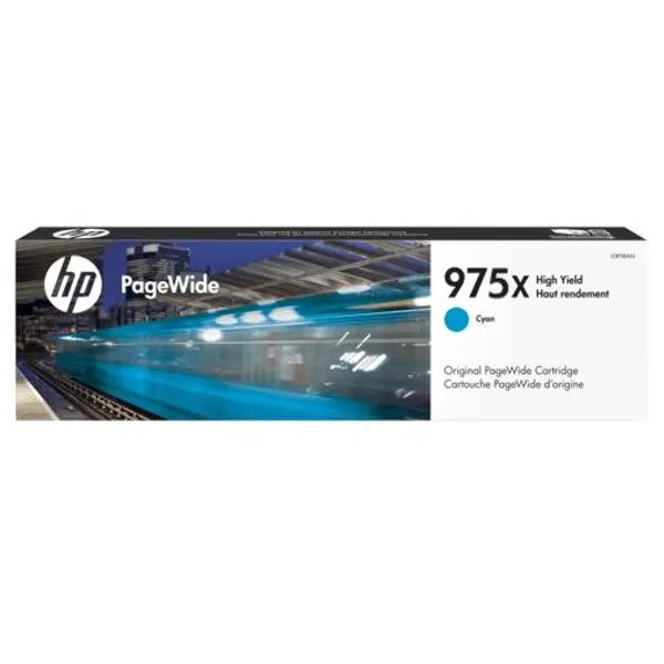 HP #975X High Yield Cyan Ink Cartridge L0S00AA