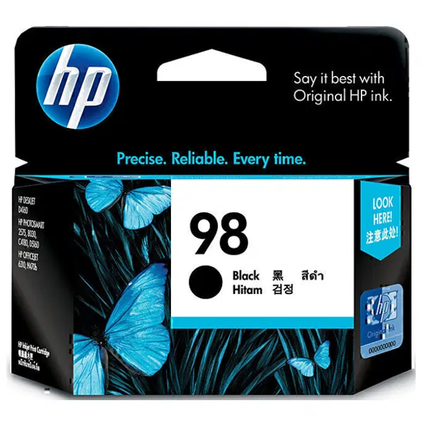 HP #98 Black Ink Cartridge C9364WA