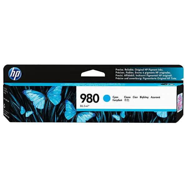 HP #980 Cyan Ink Cartridge D8J07A