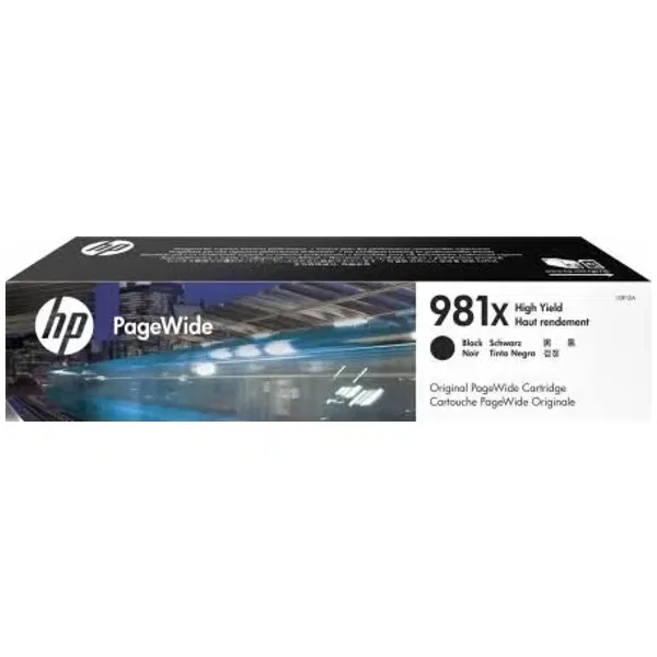 HP #981X High Yield Black Ink Cartridge L0R12A