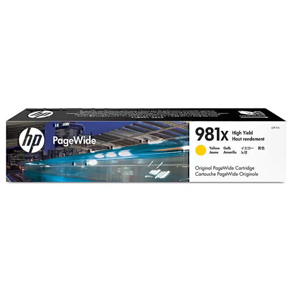 HP #981X Yellow High Yield Ink Cartridge L0R11A