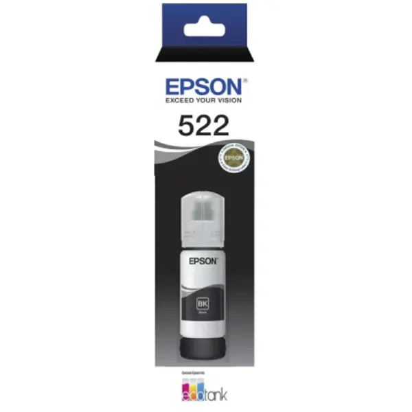 Epson T522 Black EcoTank Ink Bottle C13T00M192