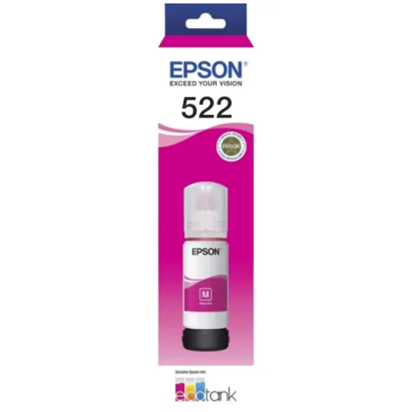 Epson T522 Magenta EcoTank Ink Bottle C13T00M392